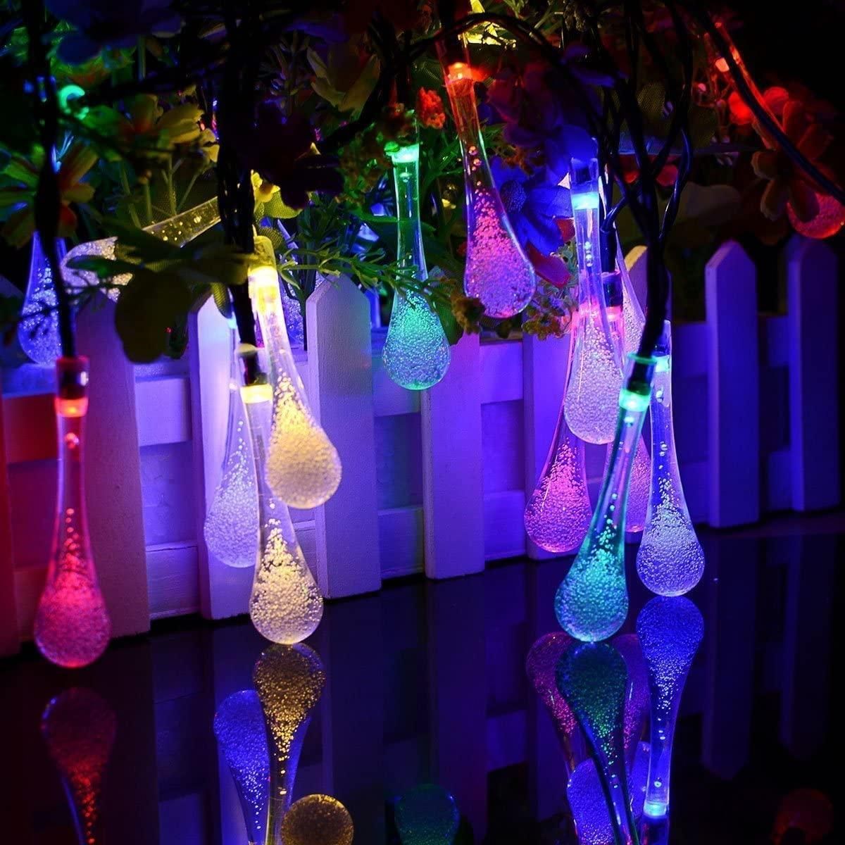 14 LED Rain Drop Fairy Lights